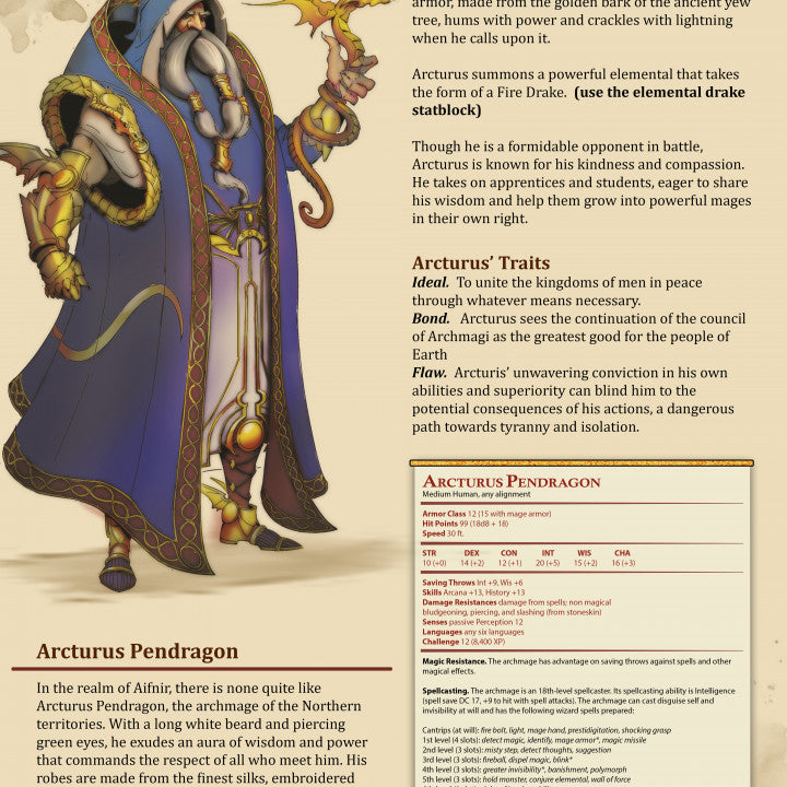 Arcturus Pendragon - Archmage