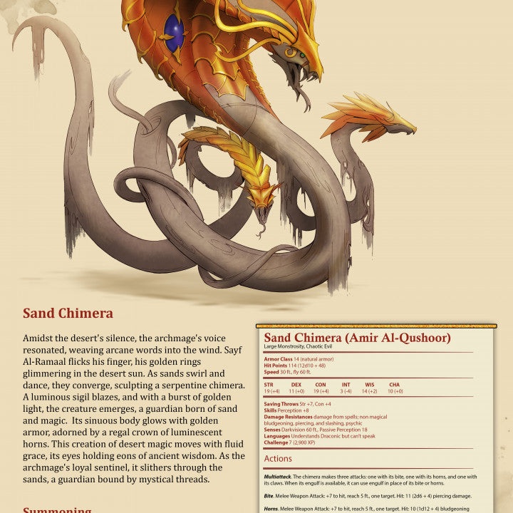 Amir Al-Qushoor - The Sand Chimera