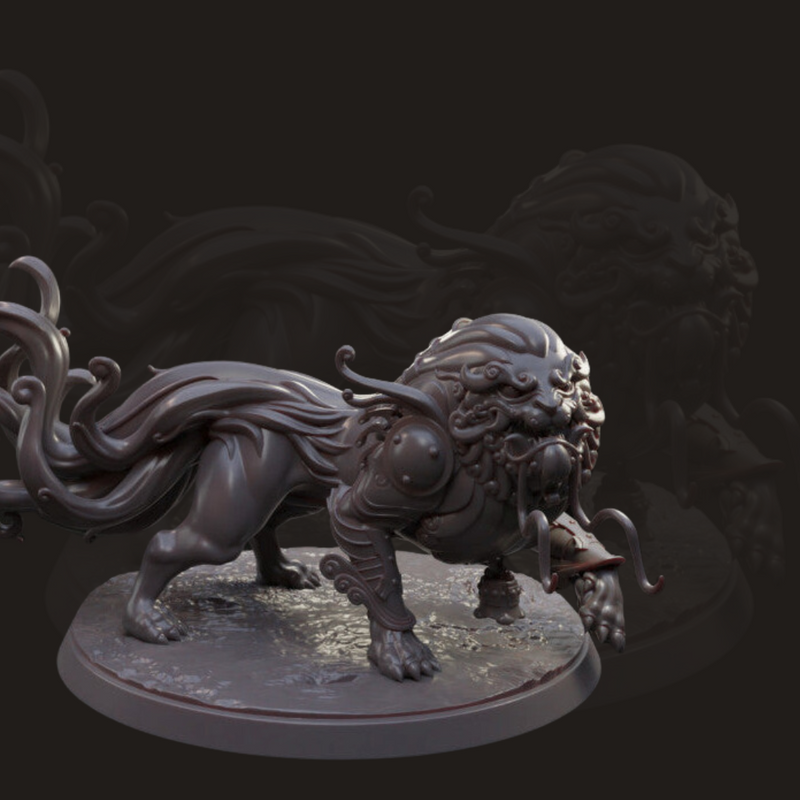 Celestial Guardian Lions - Elemental Beast